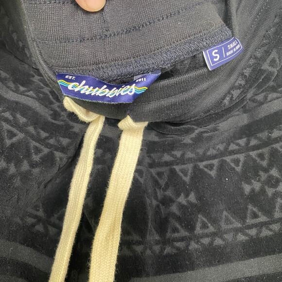 Chubbies Velour Black The Crop Circles 5.5" Short Size Small - Picture 3 of 8